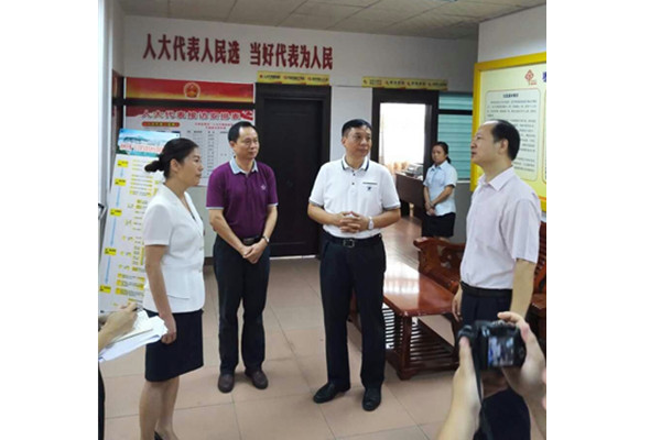 市領導到棗沖社區(qū)調研