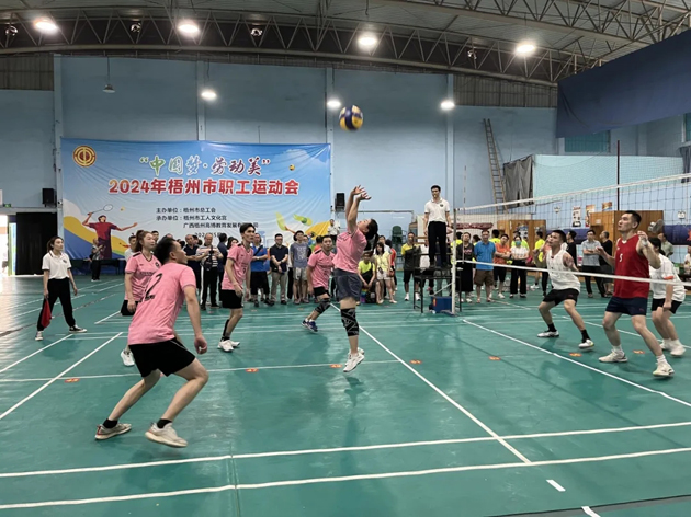 活力四射場上決高下 ，“ 氣”“羽”軒昂職工展風采——2024年梧州市職工運動會圓滿閉幕