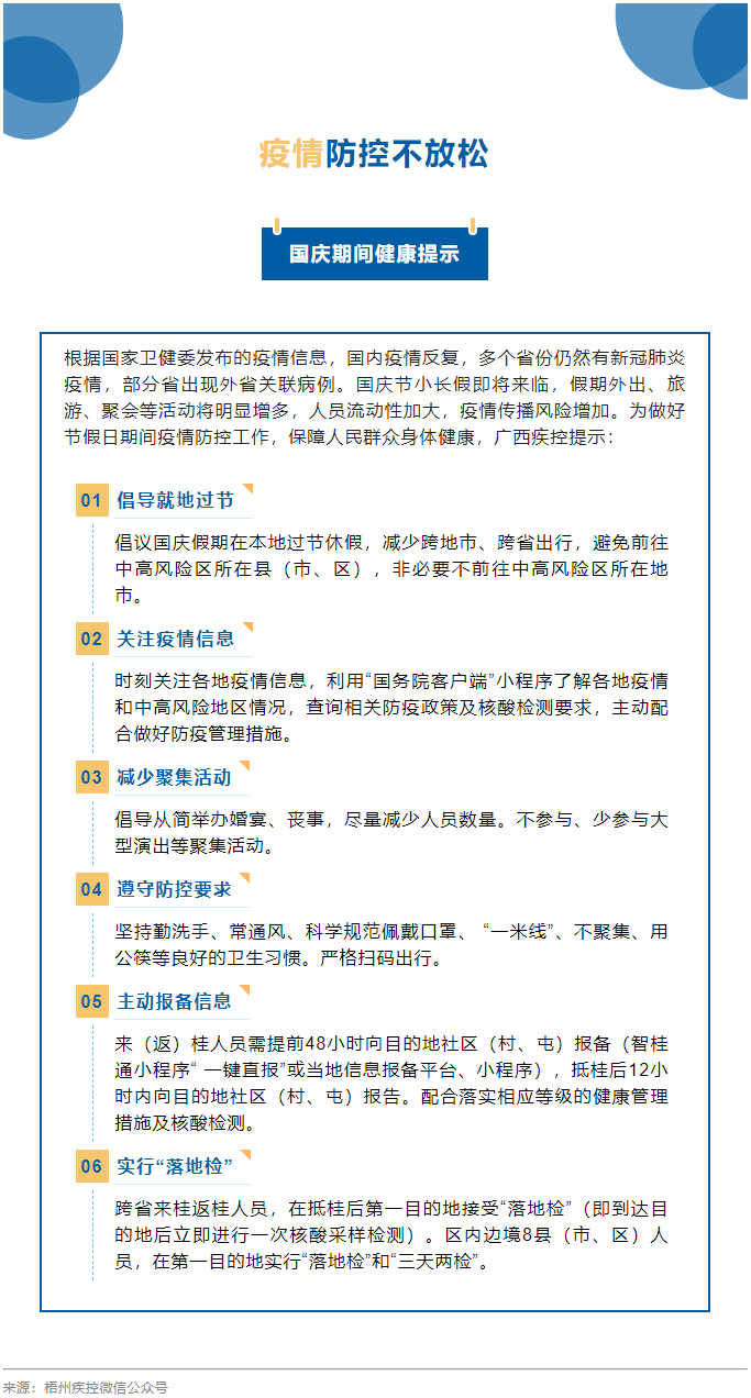 【疫情防控】國慶節(jié)疫情防控不放松，廣西疾控發(fā)布提示.png