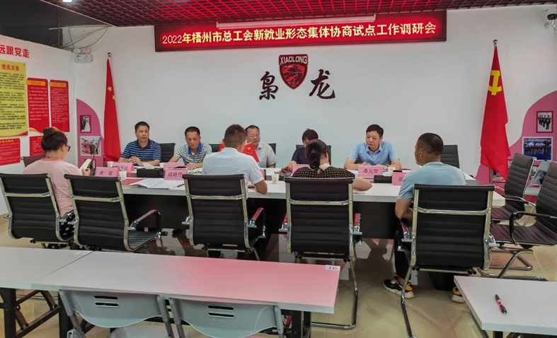 梧州市總工會(huì)開展新就業(yè)形態(tài)集體協(xié)商試點(diǎn)工作調(diào)研